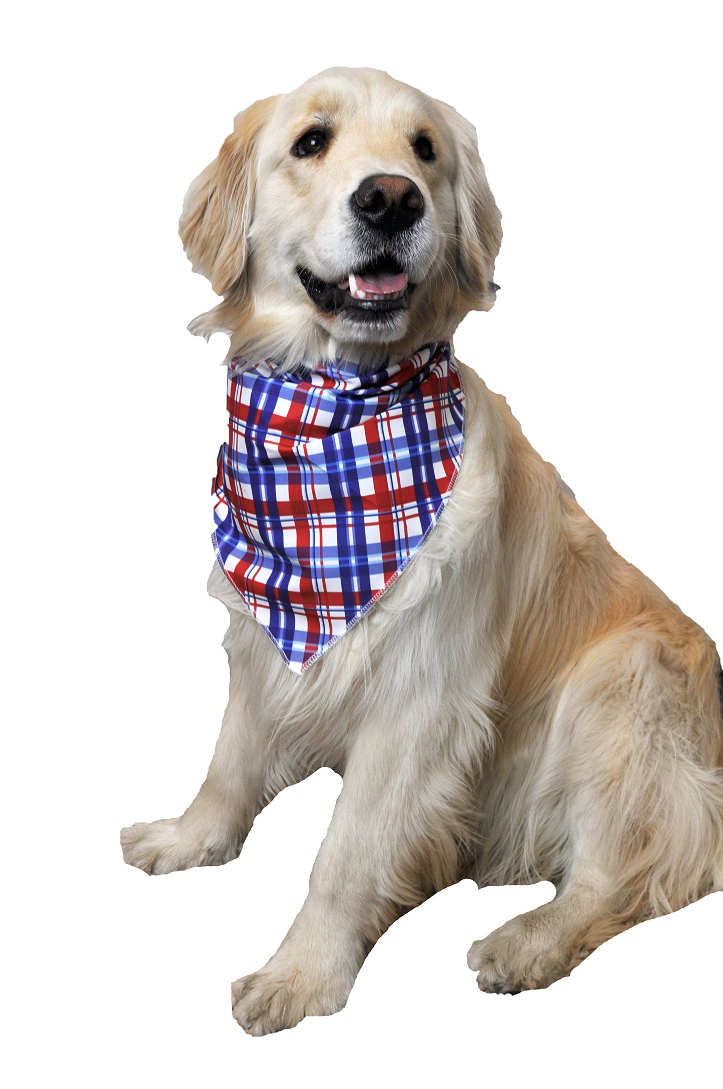 Downtown Pet Supply Premium Dog Pet Bandanas, Birthday, American Flag, Plad Scarfs for Dogs in Bulk Set - Great for Small and Large Pets