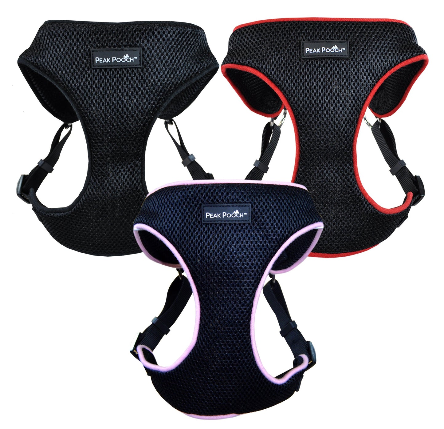 No Pull Mesh Dog Harness for Walking - Multi-Size and Color Options