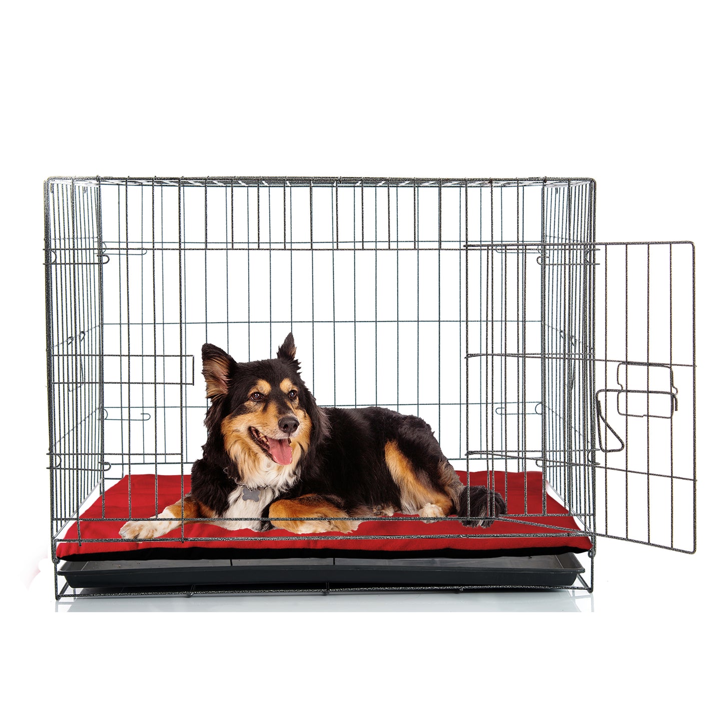 Dog Crate Mat - Comfort Fleece Pad Bed - Multi-Size and Color Options