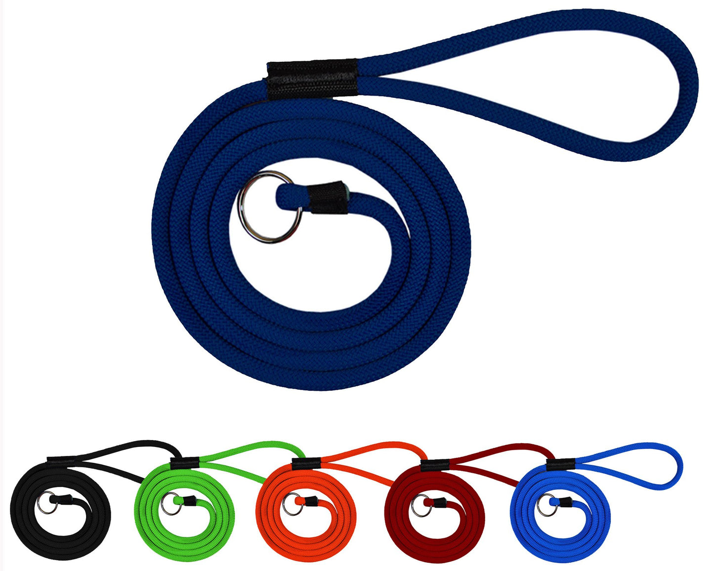 Durable 6' Long Dog Slip Lead Leash - Multi-Color Options