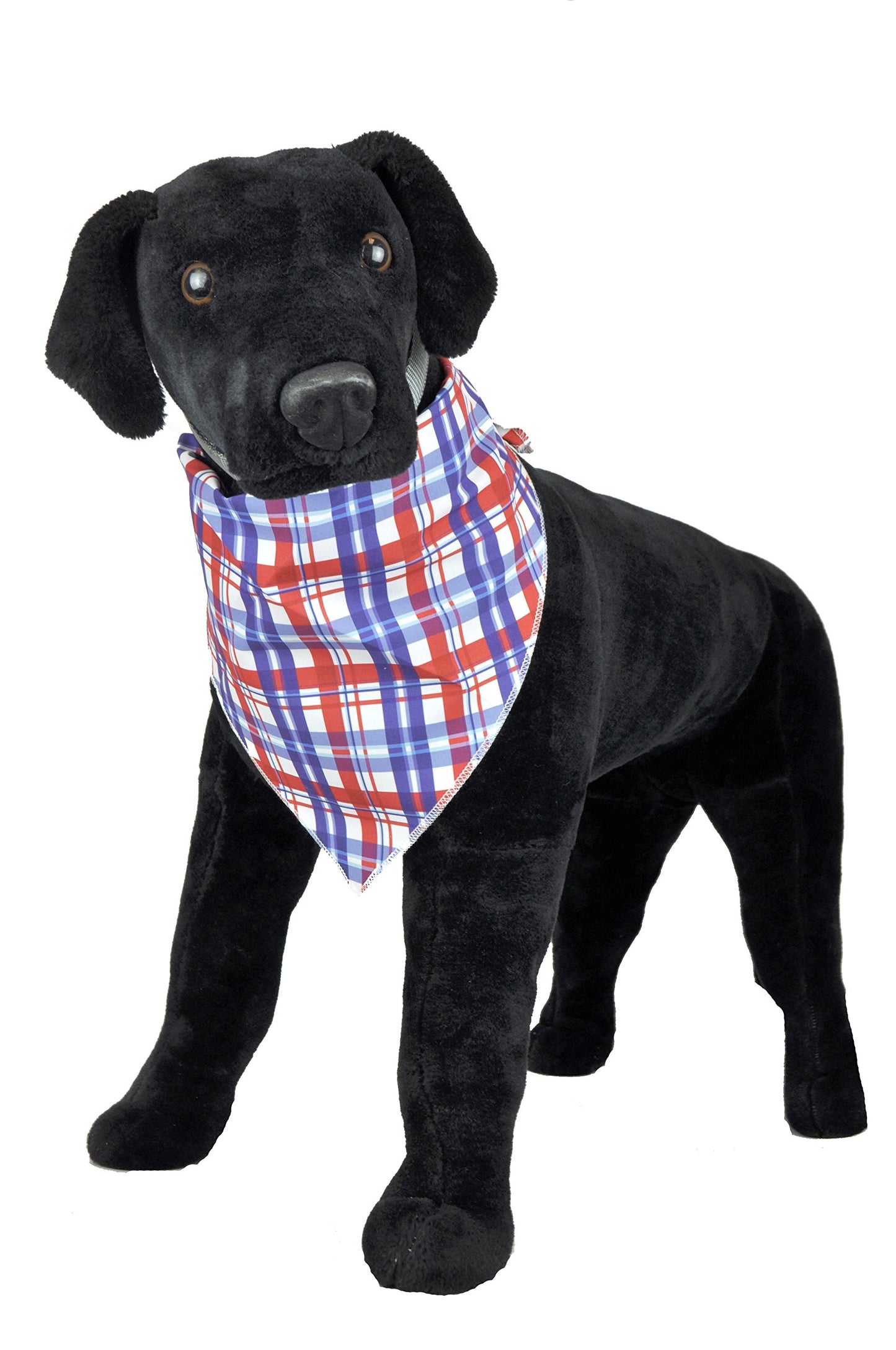 Downtown Pet Supply Premium Dog Pet Bandanas, Birthday, American Flag, Plad Scarfs for Dogs in Bulk Set - Great for Small and Large Pets