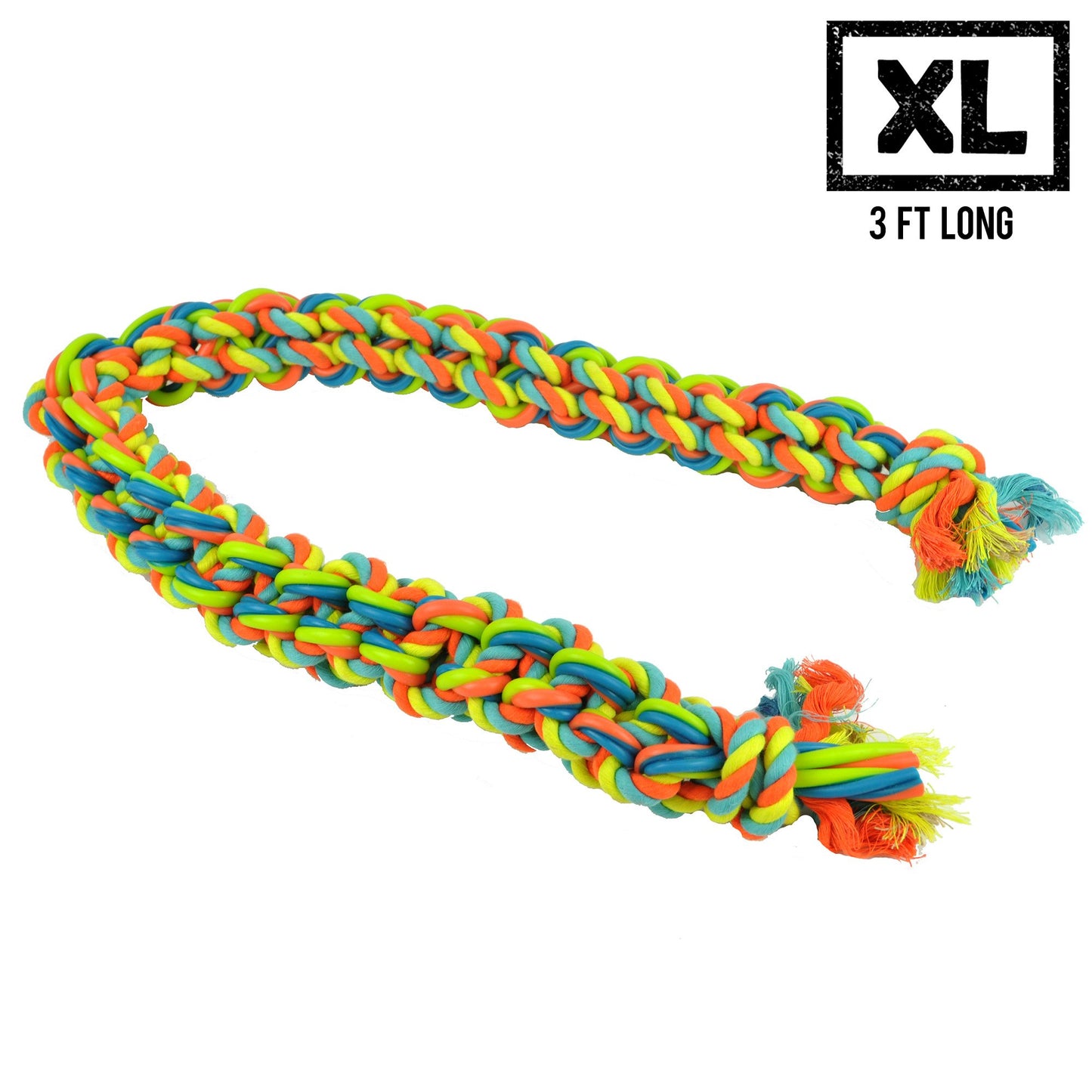 3' Dog Cotton Rope - Chew and Tug Toy for Aggressive Chewers