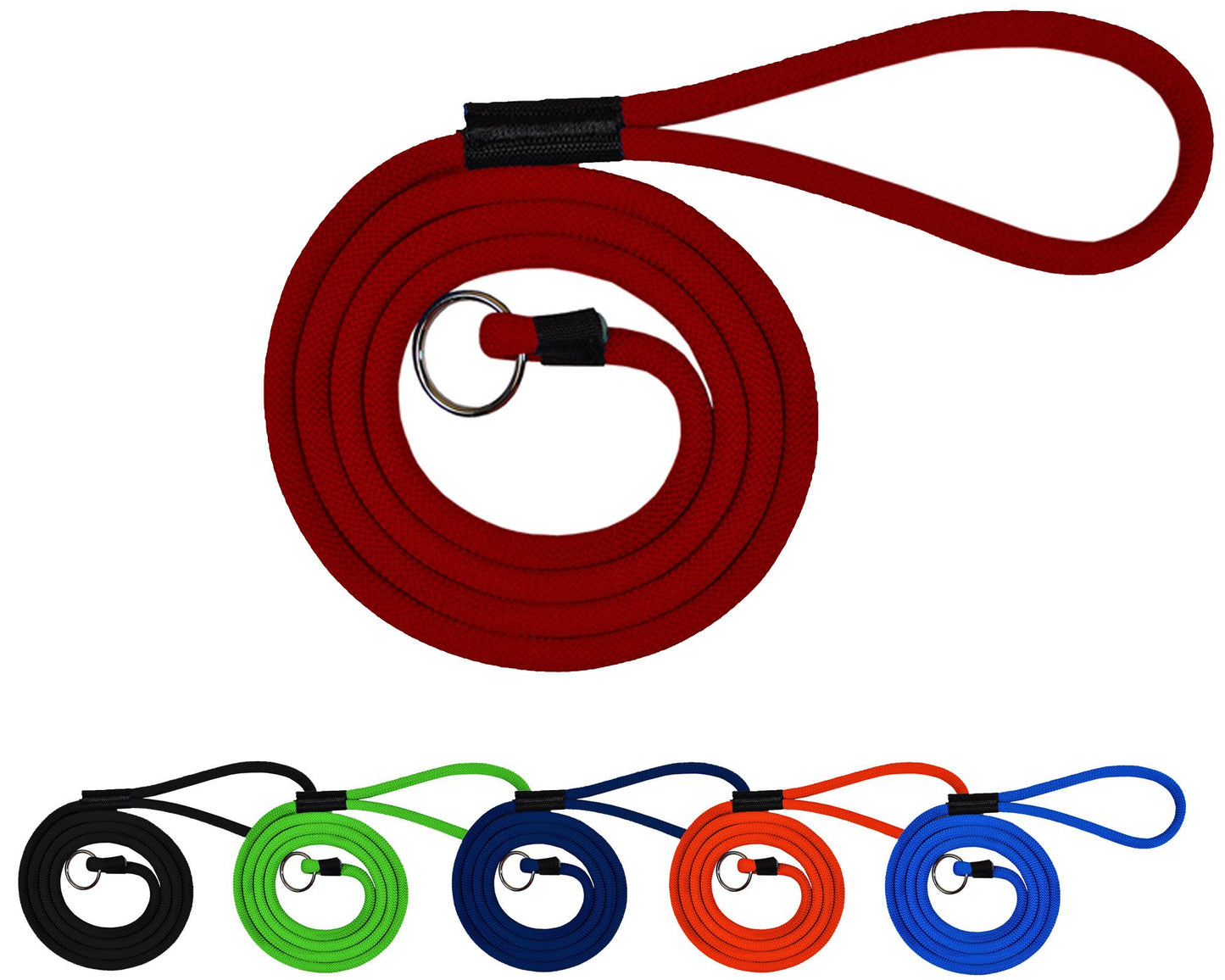 Durable 6' Long Dog Slip Lead Leash - Multi-Color Options