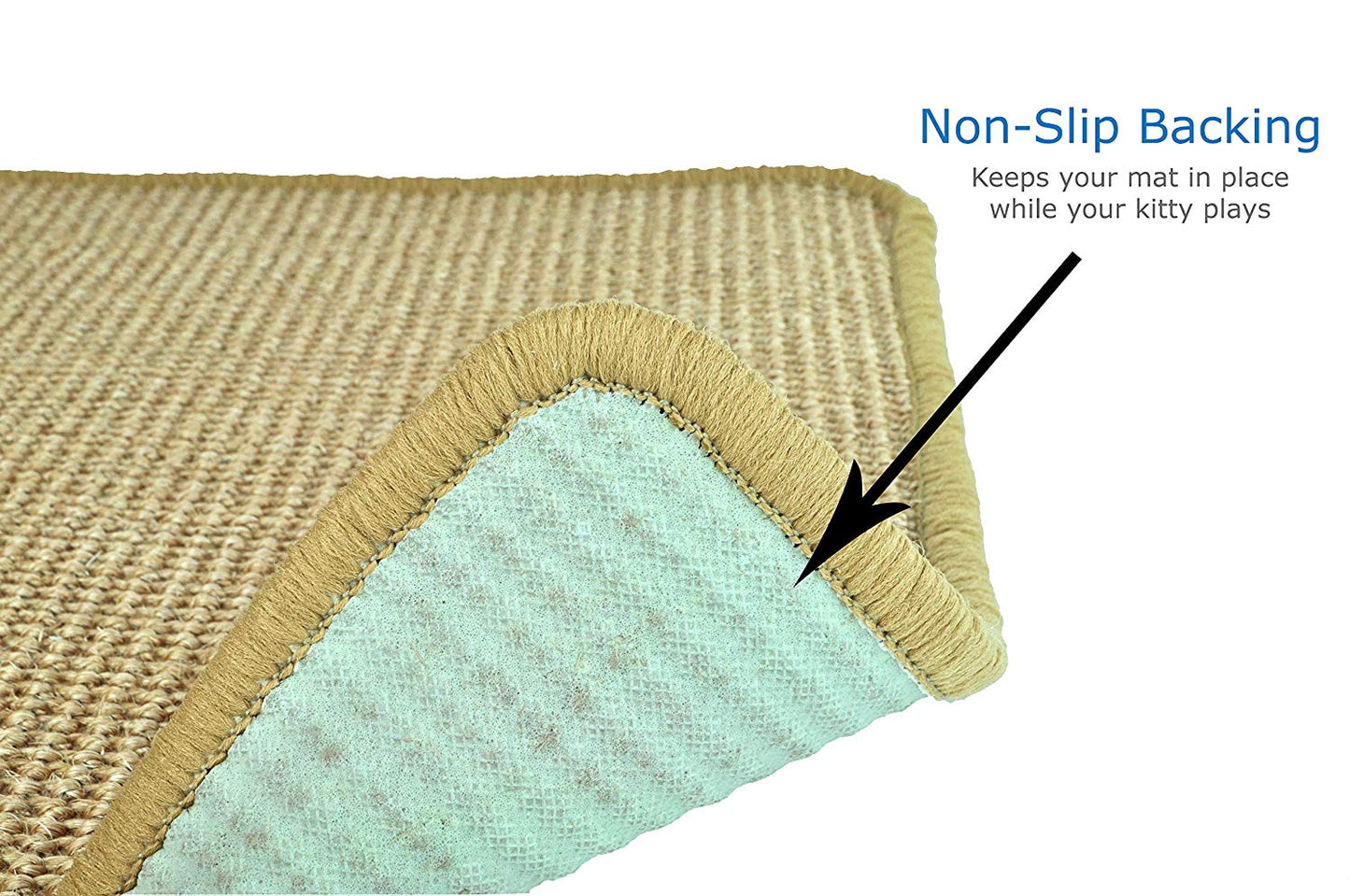 Sisal Cat Mat - Scratching and Exercise Toy for Kittens and Cats