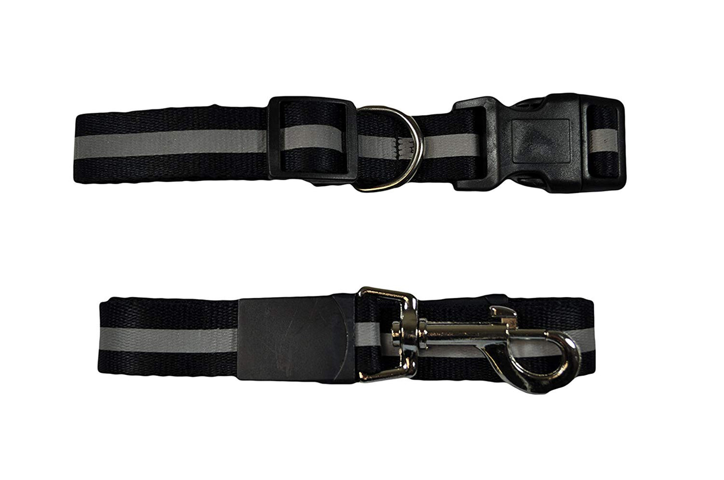 Pet Nylon Adjustable Reflective Dog Collar and Leash Set