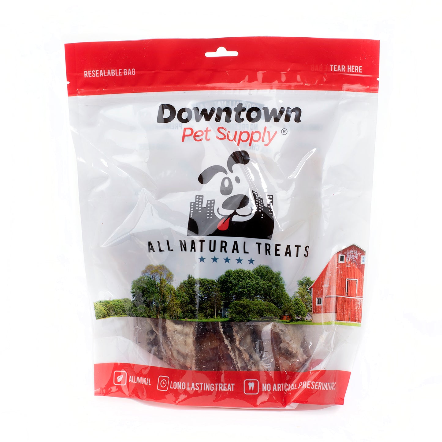 3-12" Beef Trachea for Dogs - Natural Chew Treats - Multi-Pack Options