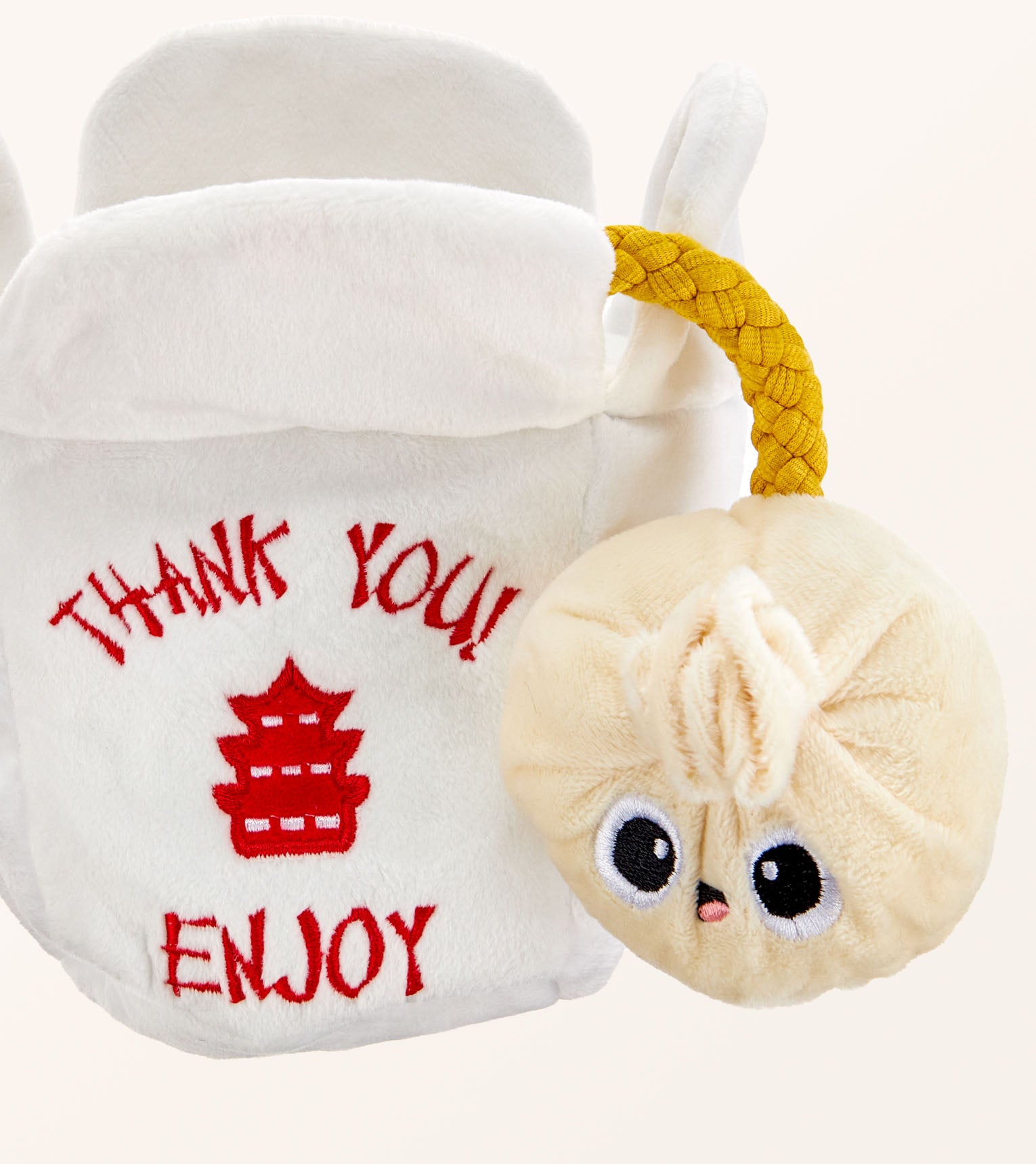 Mac Squeak Dumpling Dog Toys Interactive Fun Downtown Pet