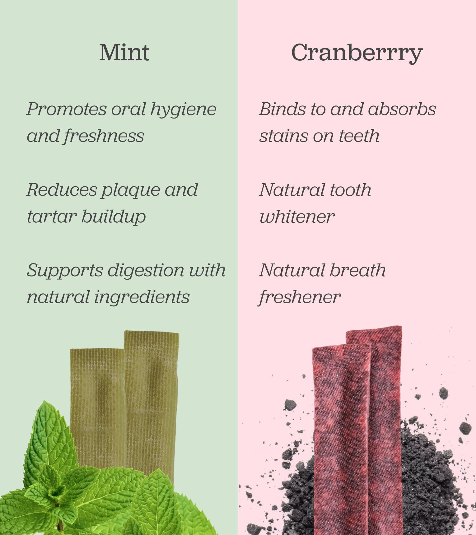 Downtown Barkery Cranberry & Mint Yak Chew Holiday Gift Set for Dogs