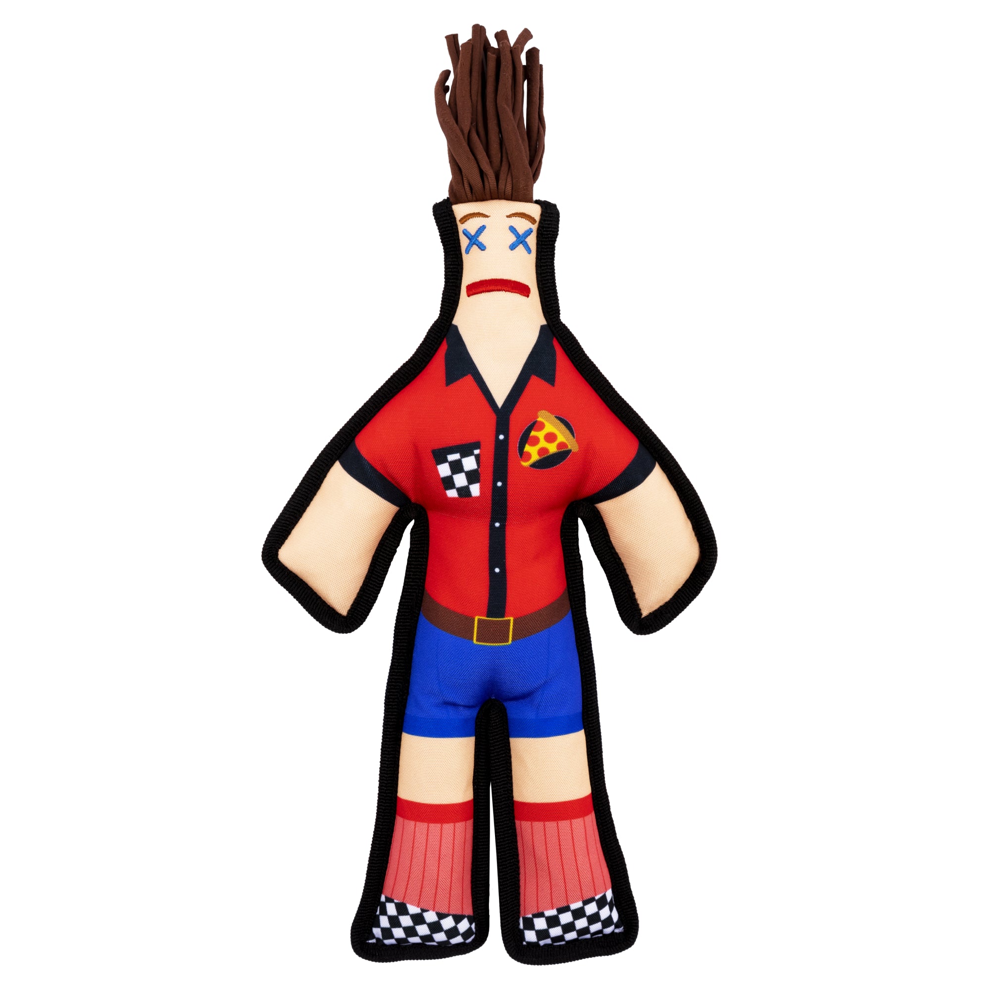 Dammit Dog® Pizza Guy Squeaky Chew Toy