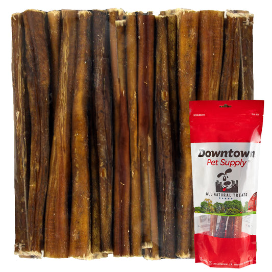 6" and 12" Junior Bully Sticks - Thin All Natural Dog Chew - By Weight