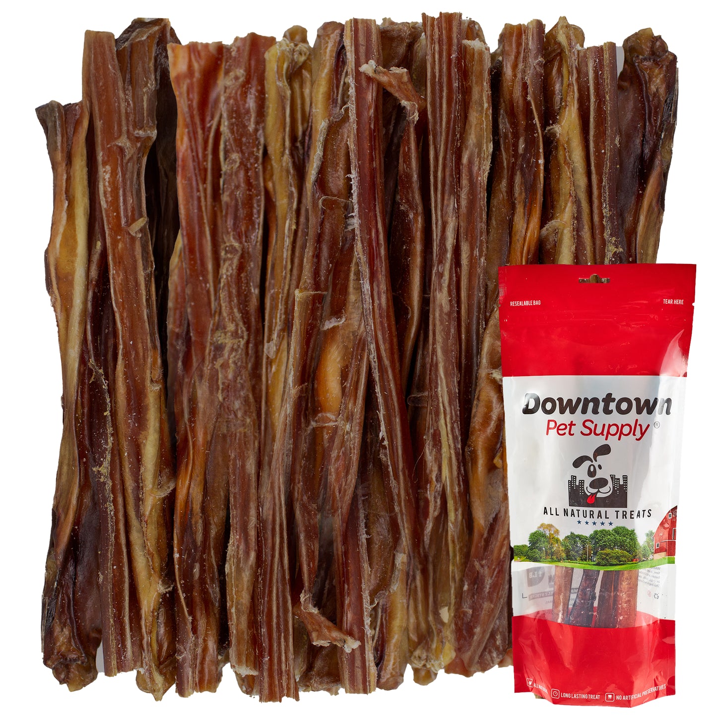 6 and 12 inch Junior Thin USA Bully Sticks for Dogs (Bulk Bags by Weight) Made in USA - Odorless All Natural Dog Dental Chew Treats, High in Protein, Great Alternative to Rawhides