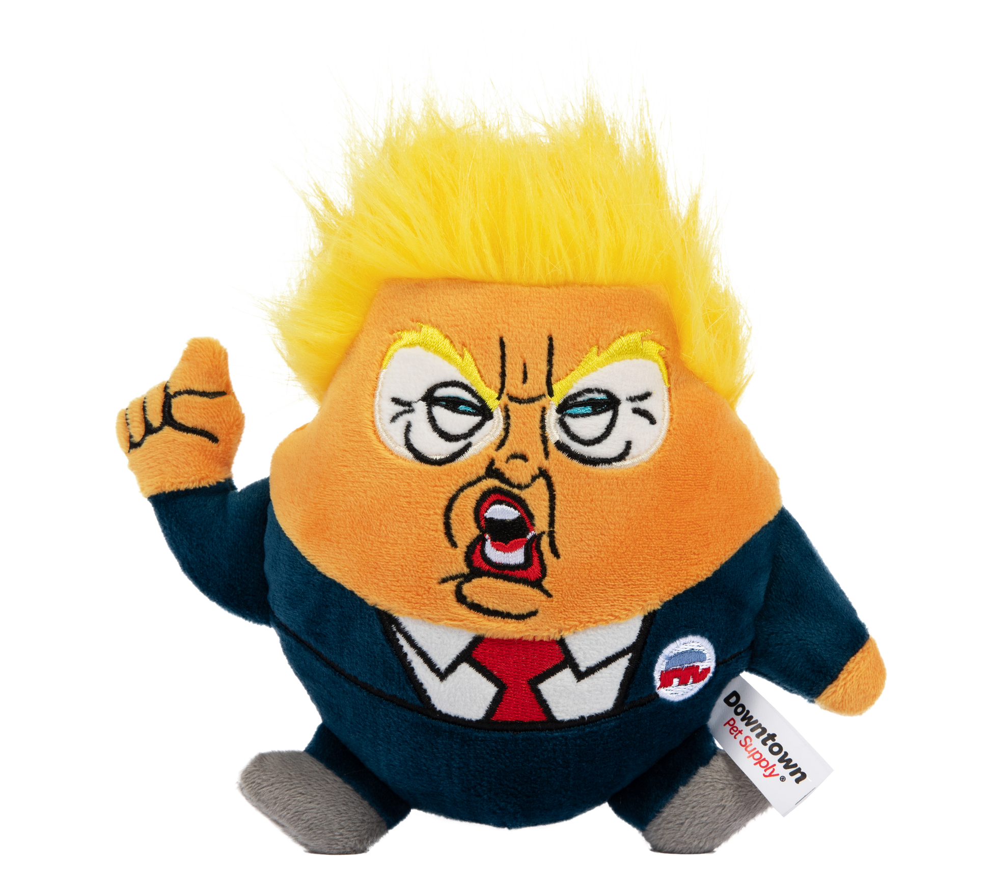 Political Dog Toys for Aggressive Chewers with Squeaker Multi