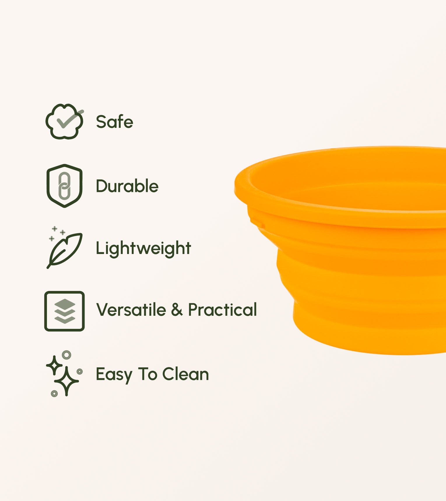 Collapsible Dog Travel Bowls - 5 Cup Silicone Bowls - 4 Pack
