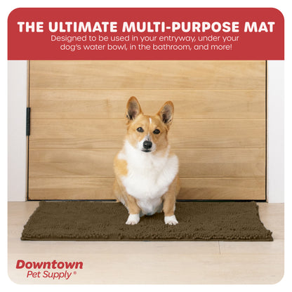 Microfiber Dog Mat - Dog Door Mat - Multi-Color and Size Options