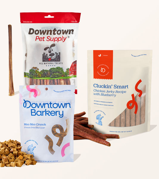 💨 The Zoomies Fuel: Beef Liver, Chicken Jerky & Bully Stick Pack