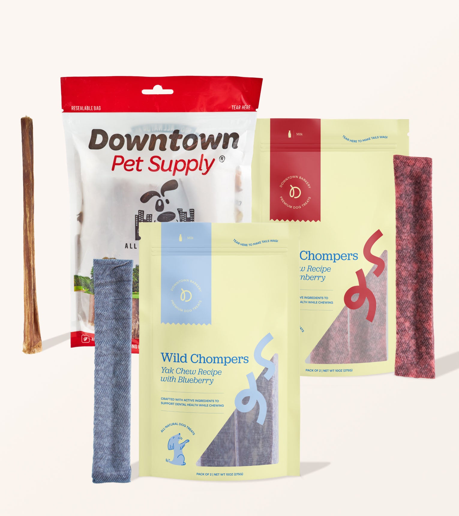 🦷 The Teething Tooth Fairy’s Kit: Yak Chew & Bully Stick Bundle for Puppies 🦷