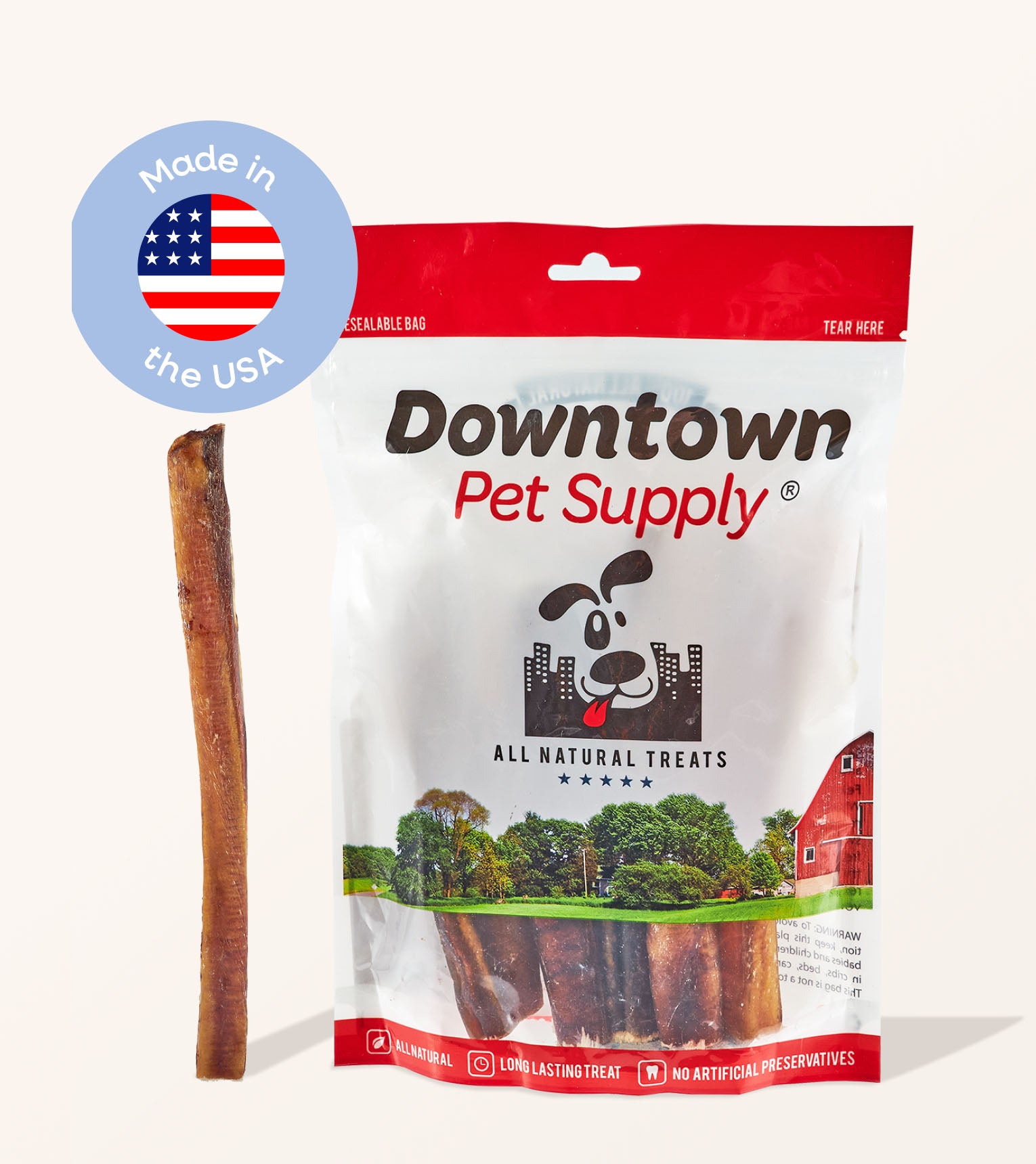 USA-Made Jumbo Bully Sticks