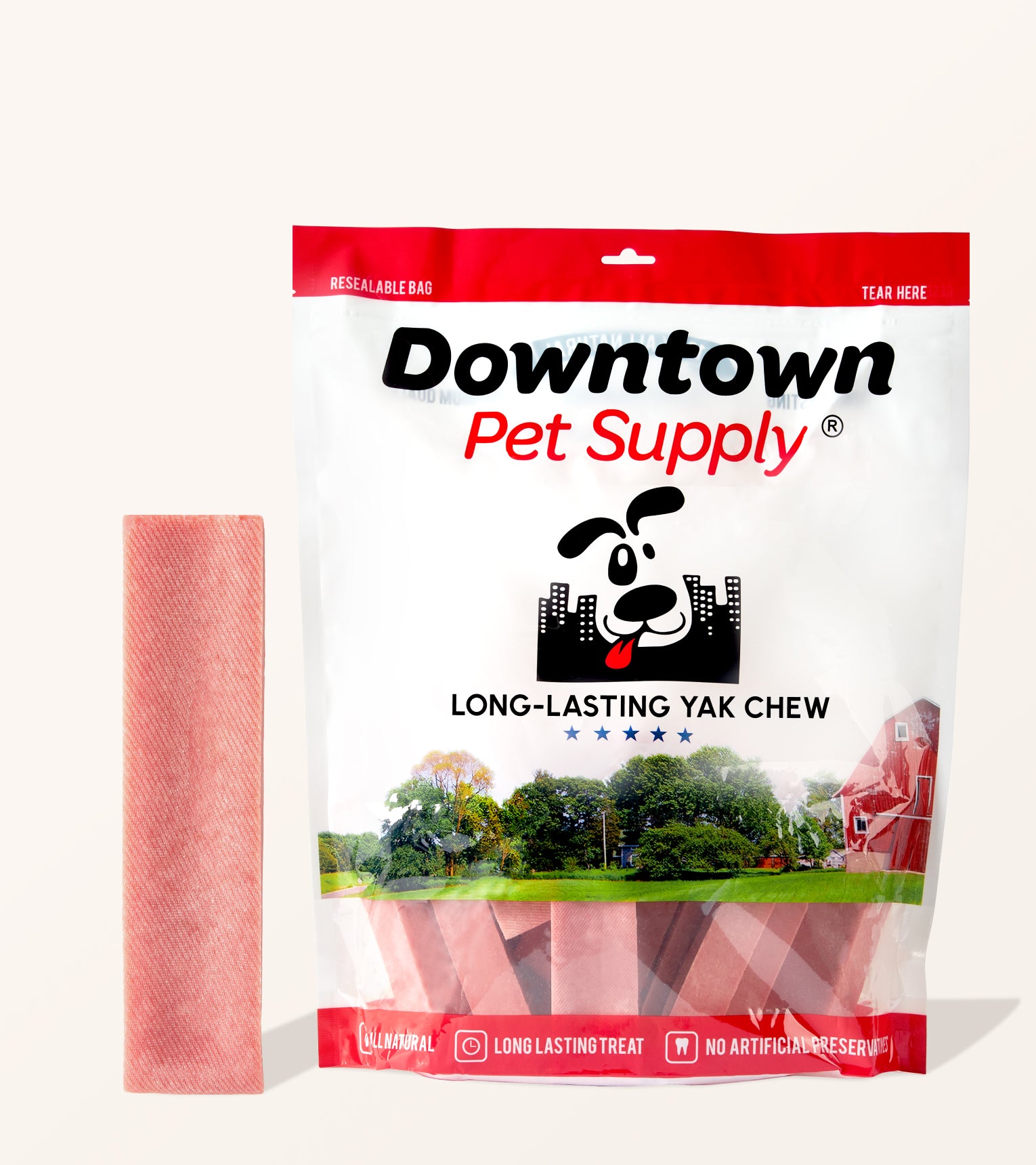 Long-Lasting Himalayan Cheese Yak Chews for Dogs Downtown Pet