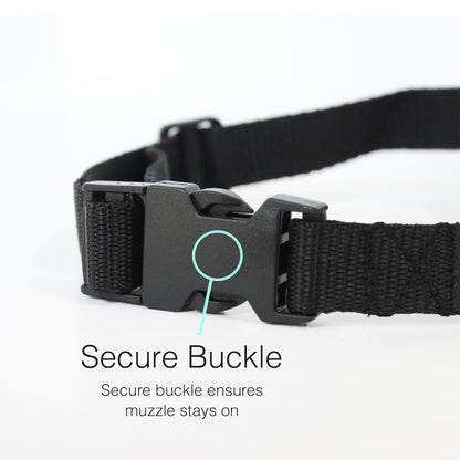 Nylon Dog Muzzle with Adjustable Straps - Multi-Size Options