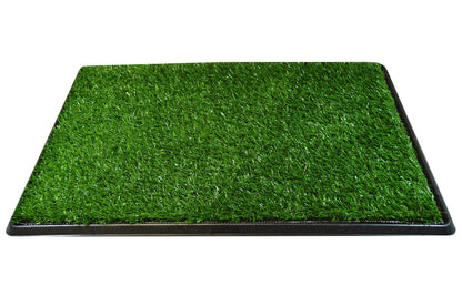 Dog Pee Tray with Replacement Grass - Multi-Size Options