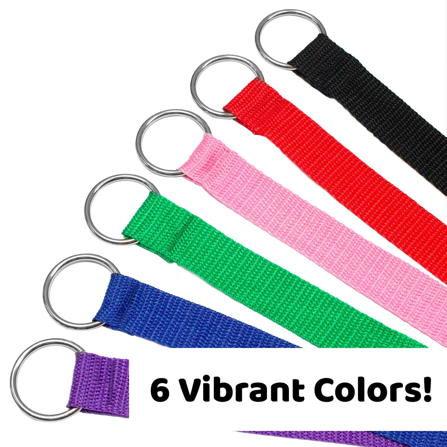 6 Foot Slip Leads - Value Packs, Assorted Colors.