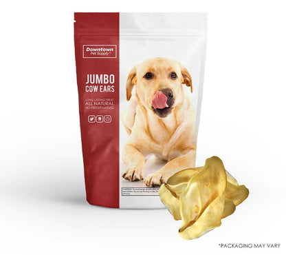 Natural Jumbo Cow, Goat, or Lamb Ears for Dogs