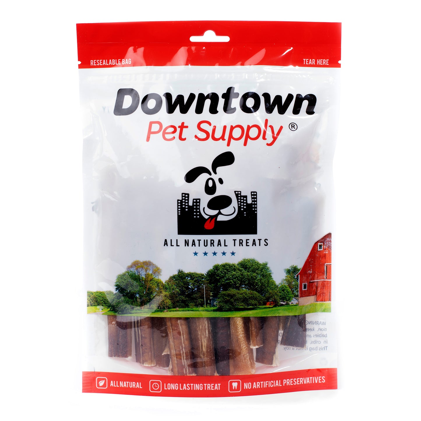 Downtown Pet Supply 4 and 5 inch Bully Sticks for Dogs (Bulk Bags by Weight) - Natural Dog Dental Chew Treats, High in Protein, Great Alternative to Rawhides