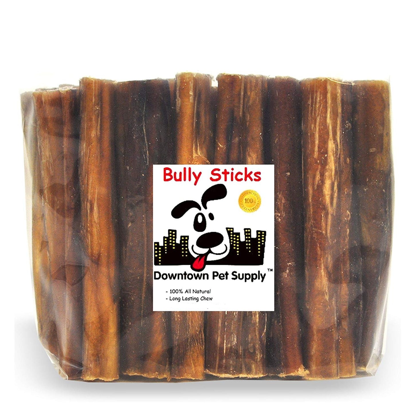 4" Bully Sticks for Dogs - Natural Chew Treats - Multi-Pack Options