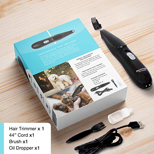 9MM Precision Fur Trimmer for Cats and Dogs - Low-Noise Clippers