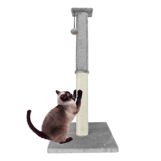 34" Interactive Cat Scratching Sisal Post for Cat Exercise and Play