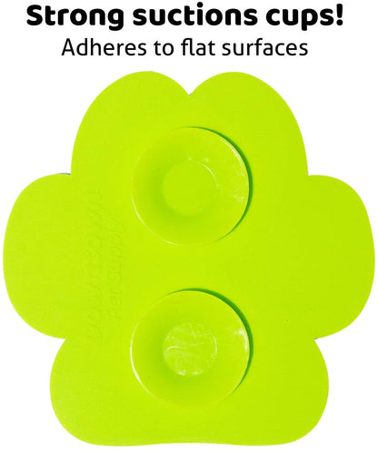 Interactive Dog Slow Feed Paw Mat Lick Pad, Calming Puzzle Distraction to Slow Down Eating, Puppy Anxiety Activity Toy