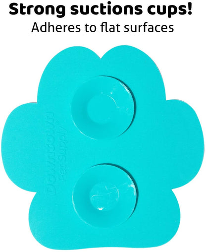 Interactive Dog Slow Feed Paw Mat Lick Pad, Calming Puzzle Distraction to Slow Down Eating, Puppy Anxiety Activity Toy