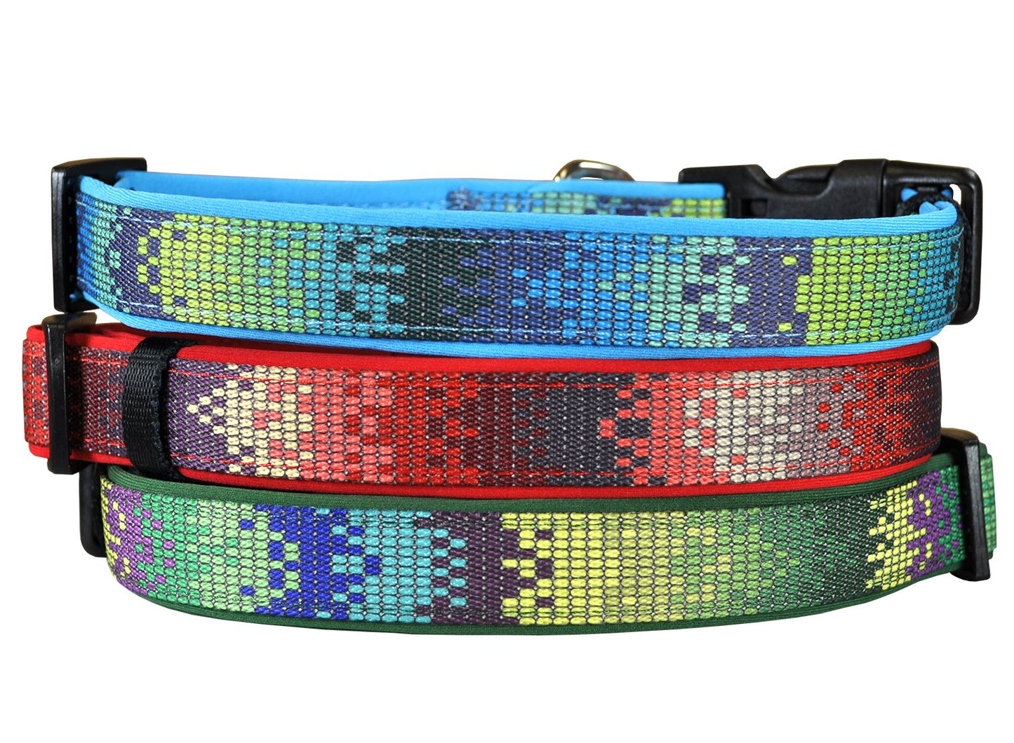 Adjustable Zen Pattern Dog Collar - Multi-Size and Color Options