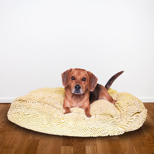 Ultra Comfy Dog Bed with Microfiber - Multi-Color and Size Options