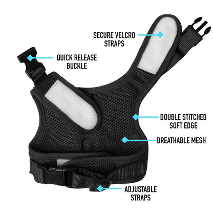Adjustable Cat Harness and 4' Leash - Multi-Size and Color Options