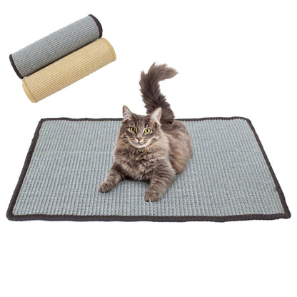 Sisal Cat Mat - Scratching and Exercise Toy for Kittens and Cats