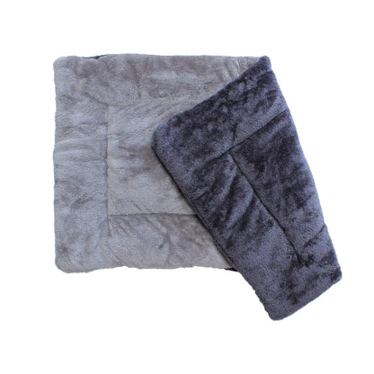 Comfort Plush Two-Sided Dog Crate Mat - Multi-Size and Color Options