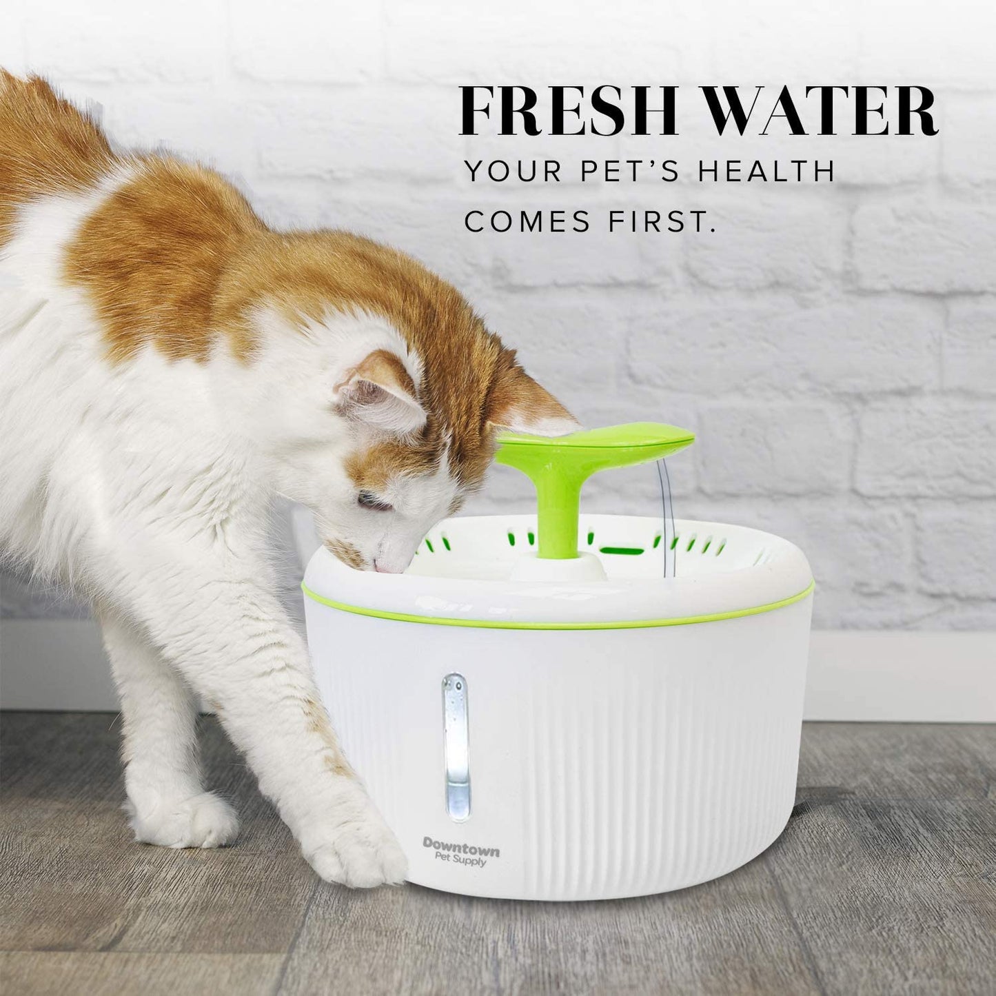 Dog Cat Automatic Pet Drinking Fountain, Ultra Quiet Water Dispenser Dual Nozzle Options with Filter Included for Cats and Dogs