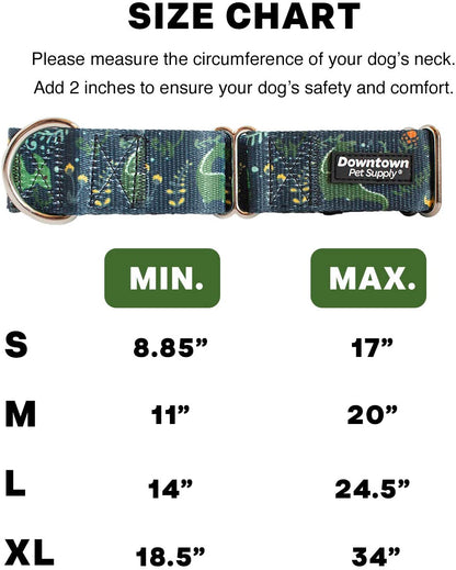 Big and Wide Durable Martingale Training Collars for Dogs and Puppy in Small, Medium, Large, and Extra Large Dog Collar