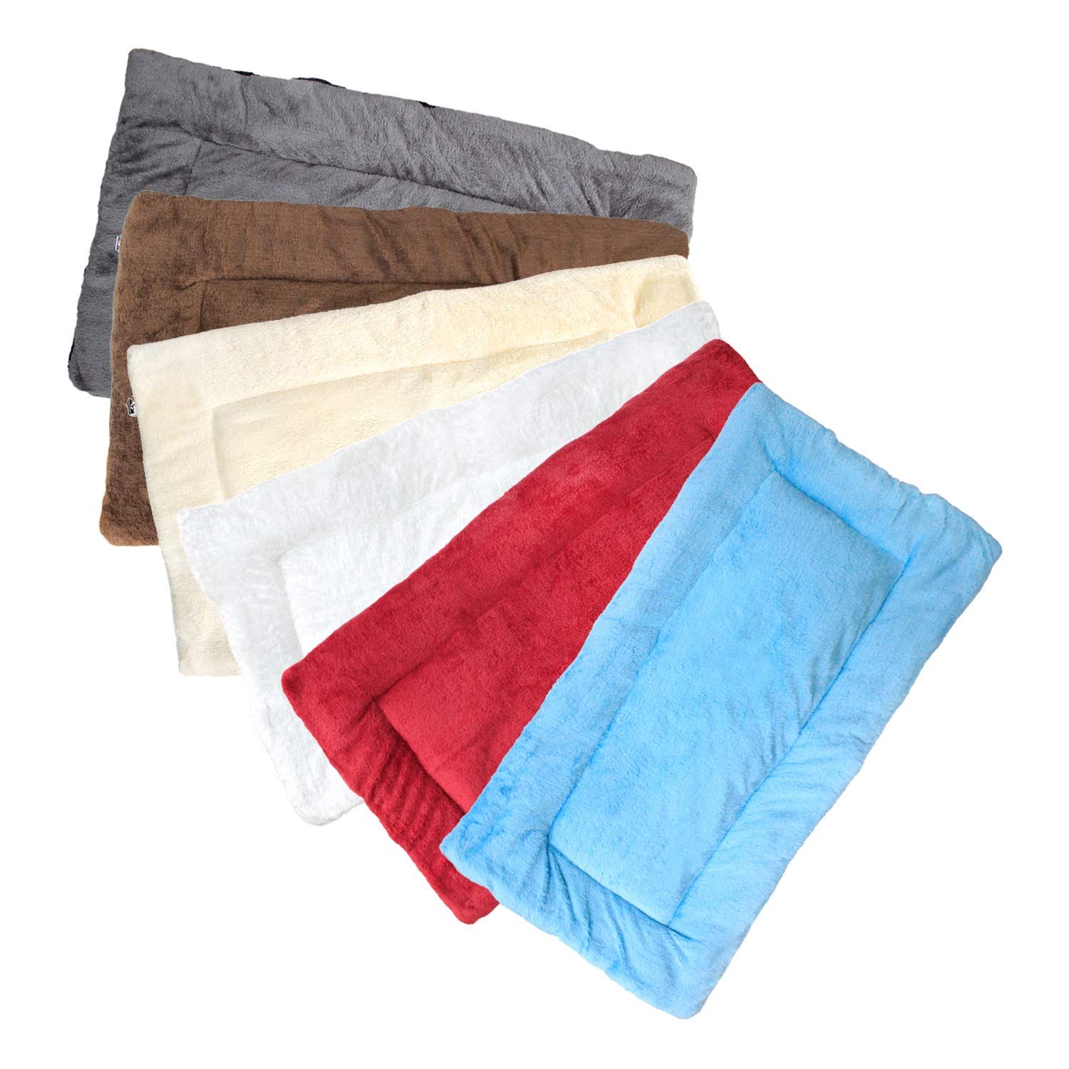 Double sided store fleece crate pads