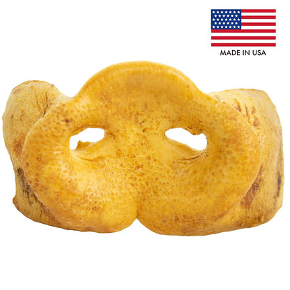 USA Jumbo Pig Snouts - Single Ingredient All Natural Pork Chews