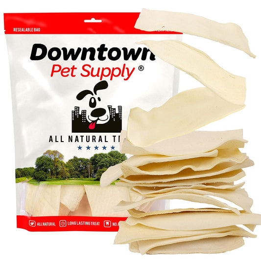 All Natural Rawhide Chips - Dog Chew Treats - By Weight