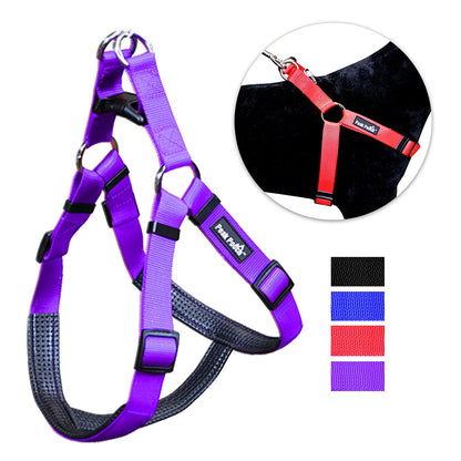 No Pull Nylon Dog Harness for Walking - Multi-Size and Color Options