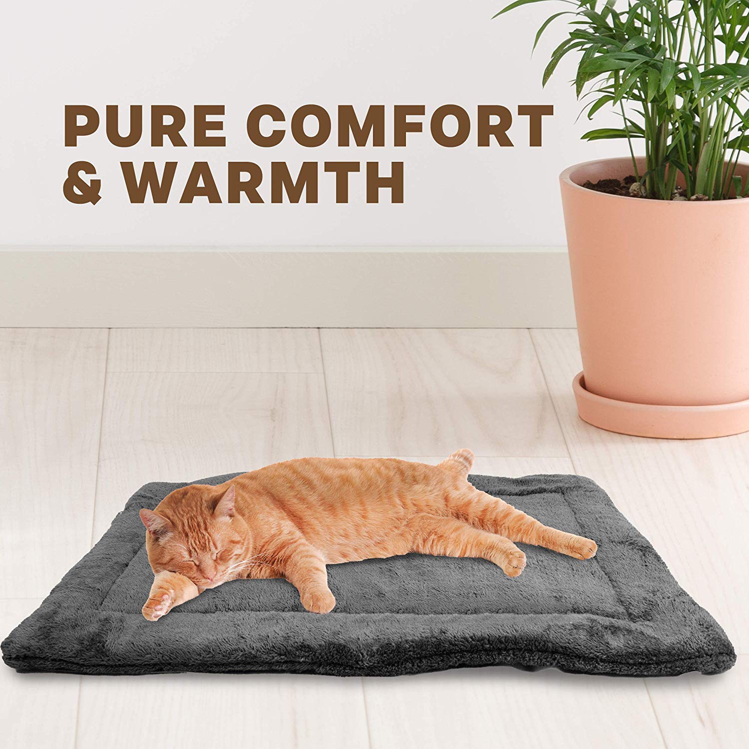 Self Heating Thermal Crate Mats Warming Kennel Pads for Dogs