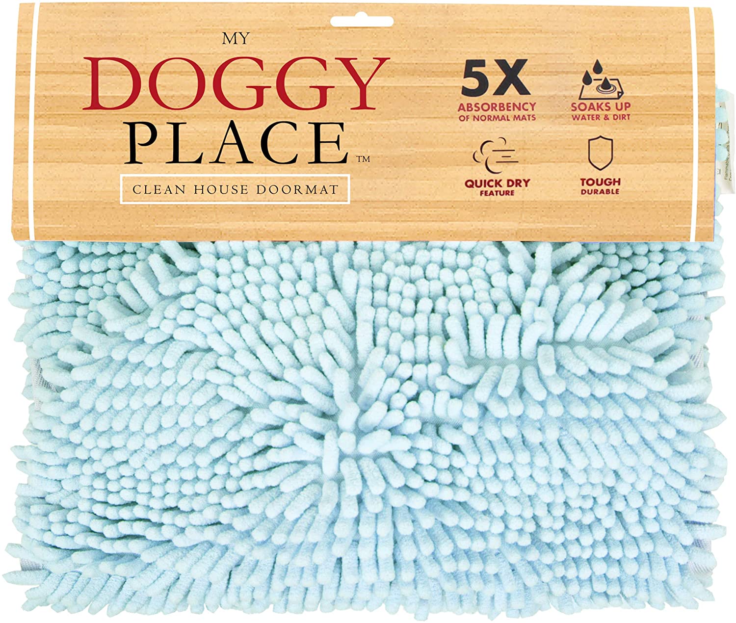 My Doggy Place - Ultra Absorbent Microfiber Dog Door Mat Durable Quick Drying