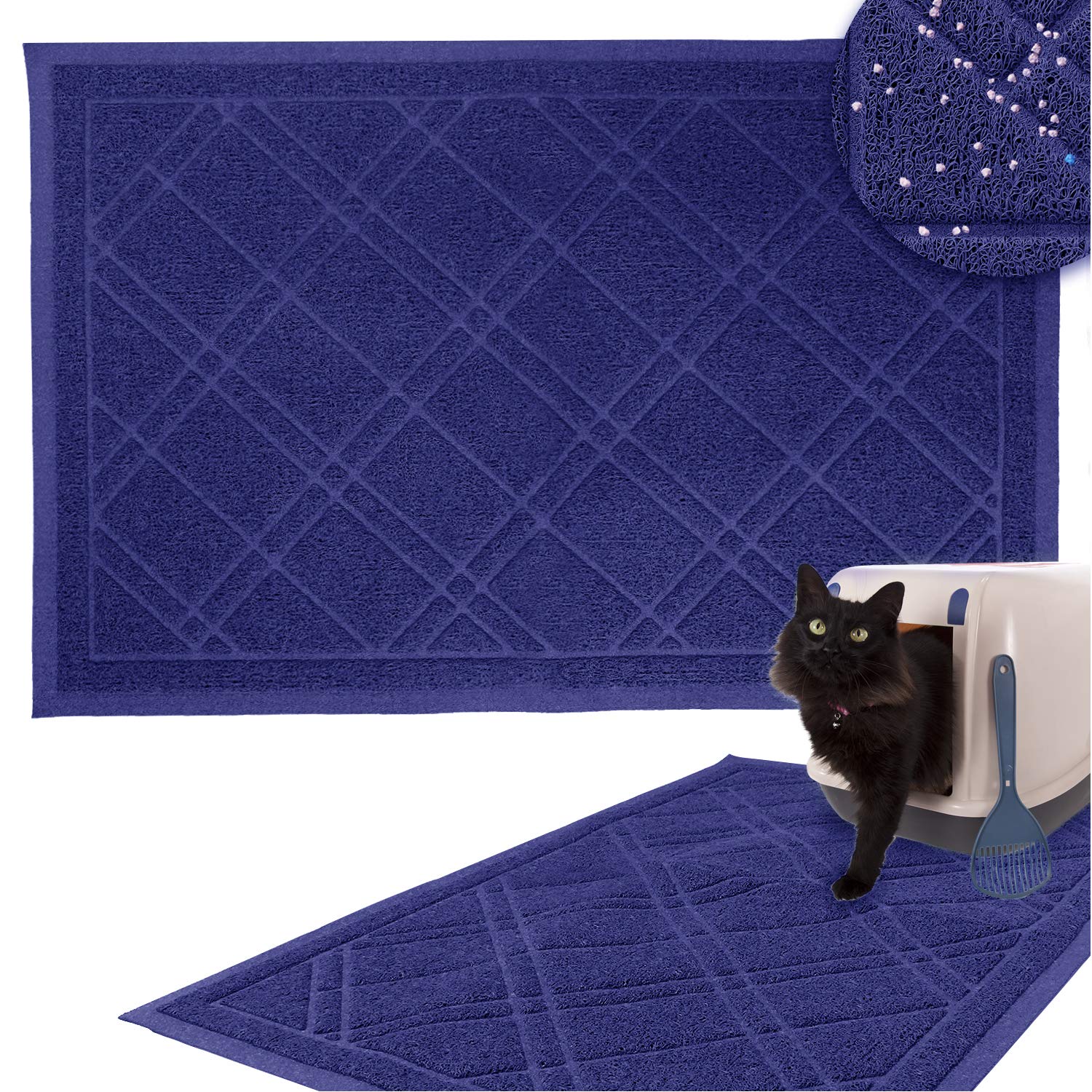 What to use outlet for cat litter mat