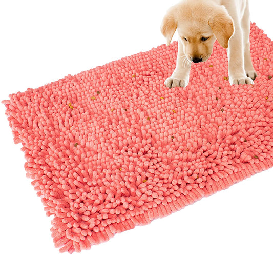 Microfiber Snuffle Mat, Interactive Feeding Lick Pad Game, Slow Feed Treat Dispensing Puzzle Maze Toy