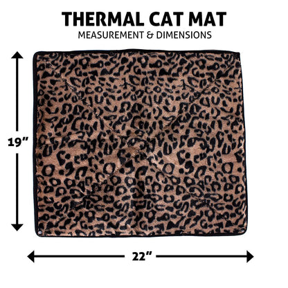Self Warming Cat Bed - Thermal Cat Mat - Multi-Size and Color Options