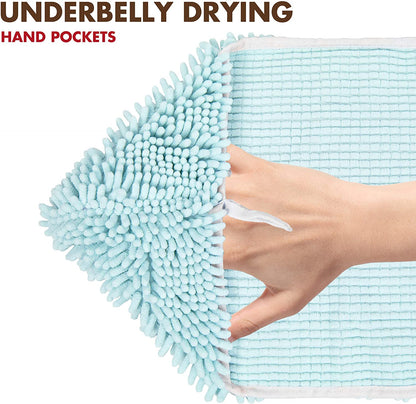 Absorbent Microfiber Dog Towel - Quick Dry Towel - Multi-Color Options