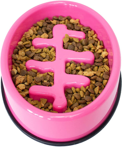 Slow Feed Dog Bowl - Fun Maze Puzzle Bowl - Multi-Style Options